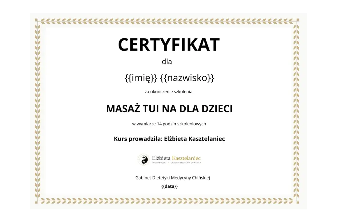 certyfikat