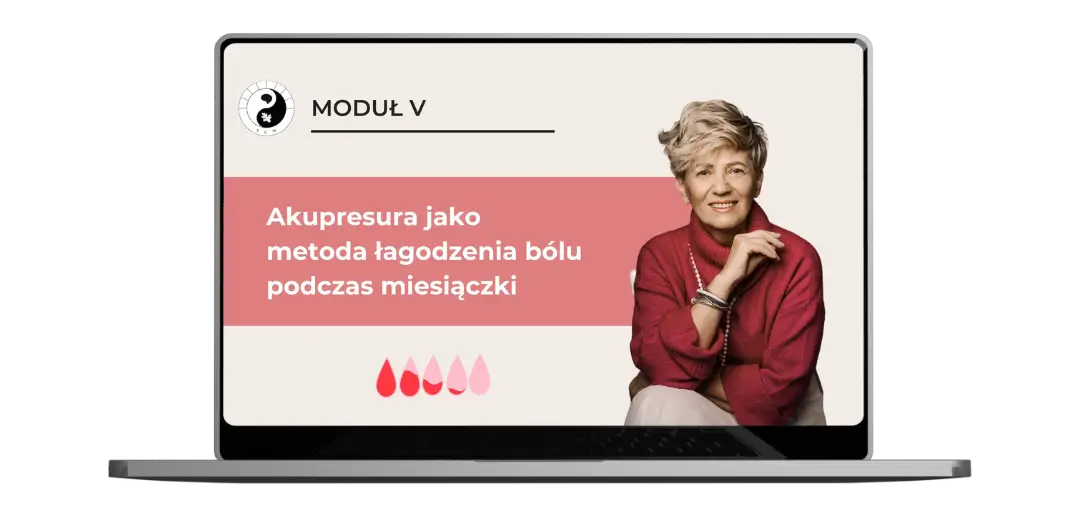 mockup ból menstruacyjny akupresura