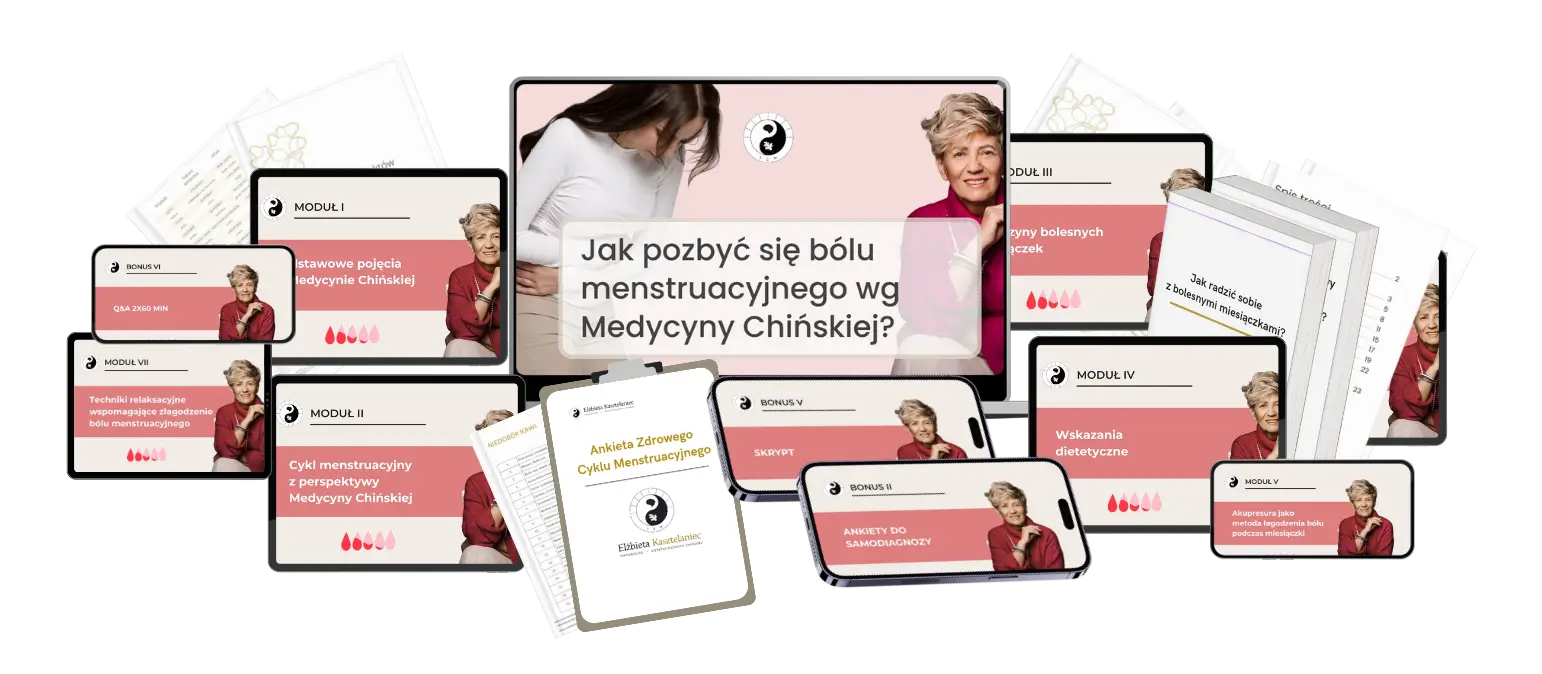 mockup zbiorczy ból menstruacyjny